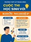 Cuộc thi HS với ý tưởng khởi nghiệp