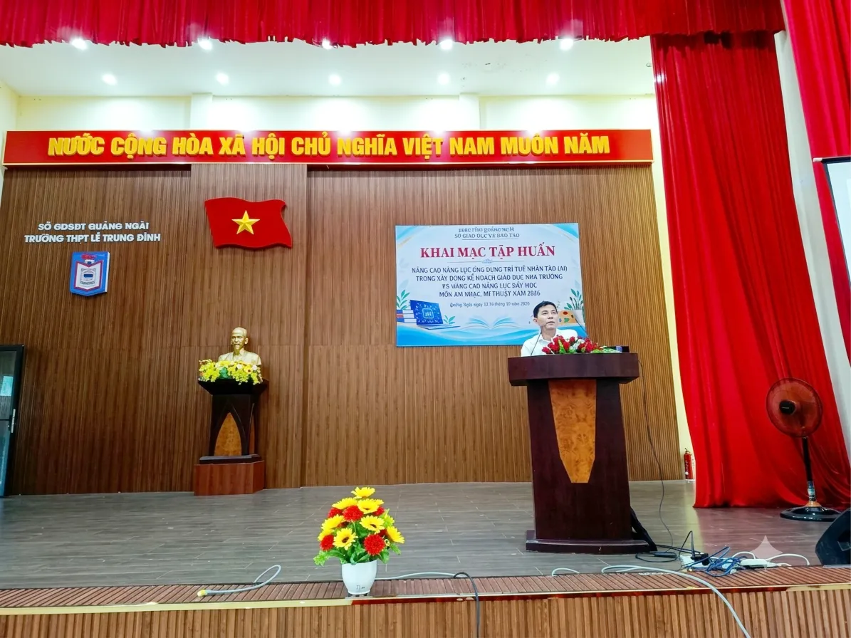 Khai mạc tập huấn nâng cao năng lực ứng dụng AI, Âm nhạc, Mĩ thuật năm 2026