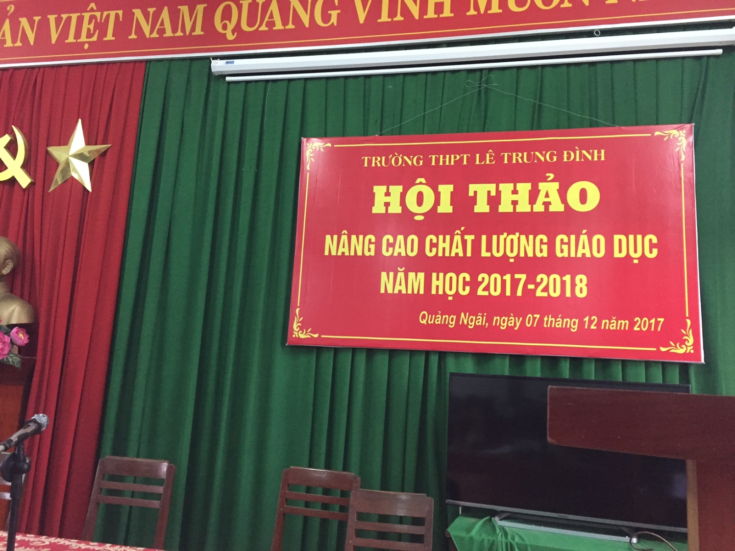 Hội thảo nâng cao chất lượng giáo dục năm học 2017-2018